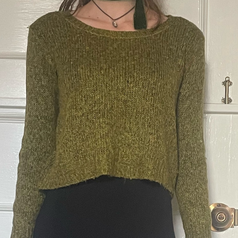Green Knit Sweater
